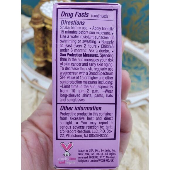 Tarte Babassu Foundcealer Skincare Multitaking SPF 20 Foundation .33oz - 44S NEW - Picture 4 of 8